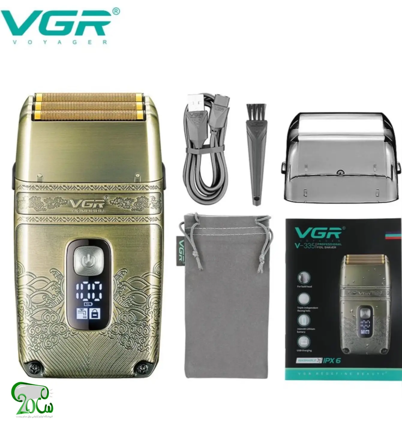 شیور سر و صورت وی جی آر VGR مدل V-335