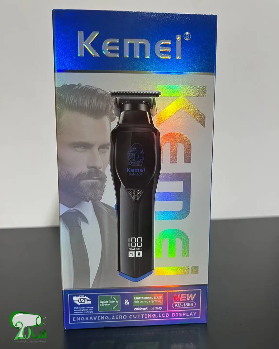 ماشین اصلاح موی سر و صورت کیمی مدل Kemei Km-1556